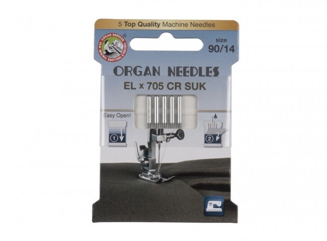 Иглы Organ EL x 705 CR SUK 5/90 eco Иглы Organ EL x 705 CR SUK 5/90 eco