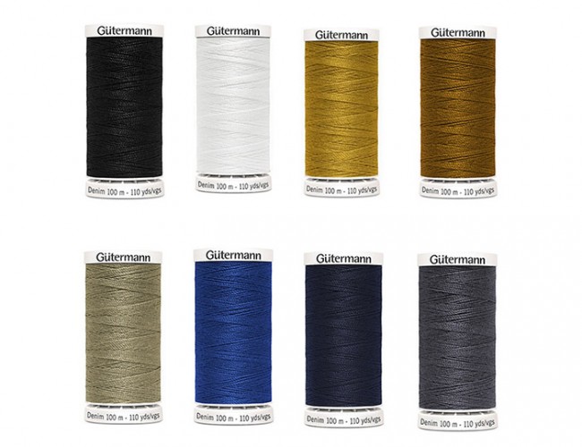 Комплект профессиональных джинсовых нитей Gutermann Denim