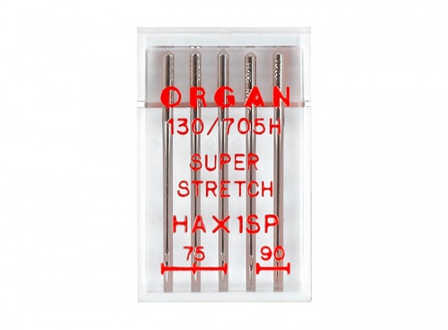 Иглы Organ Супер Стрейч 5/75-90 Иглы Organ Супер Стрейч 5/75-90