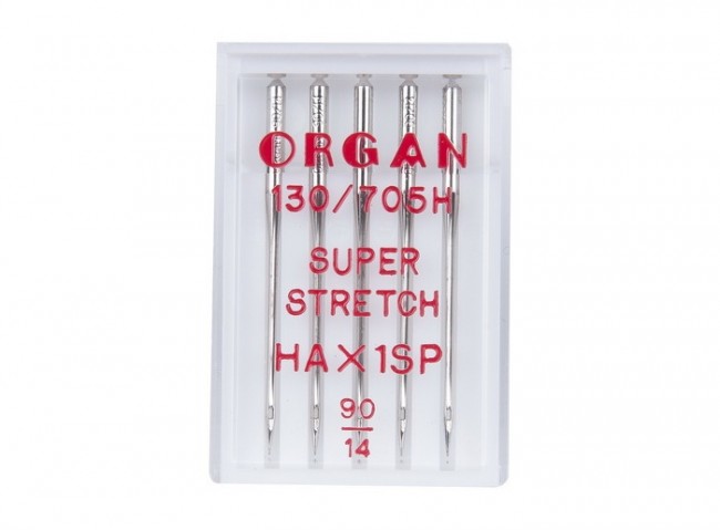 Иглы Organ Супер Стрейч 5/90 Иглы Organ Супер Стрейч 5/90