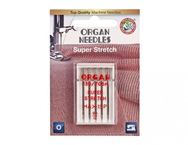 Иглы Organ Супер Стрейч 5/90 блистер