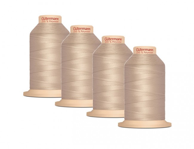 Комплект нитей для оверлока Gutermann Tera 180, 4 бобины по 2000 м, цвет - 722