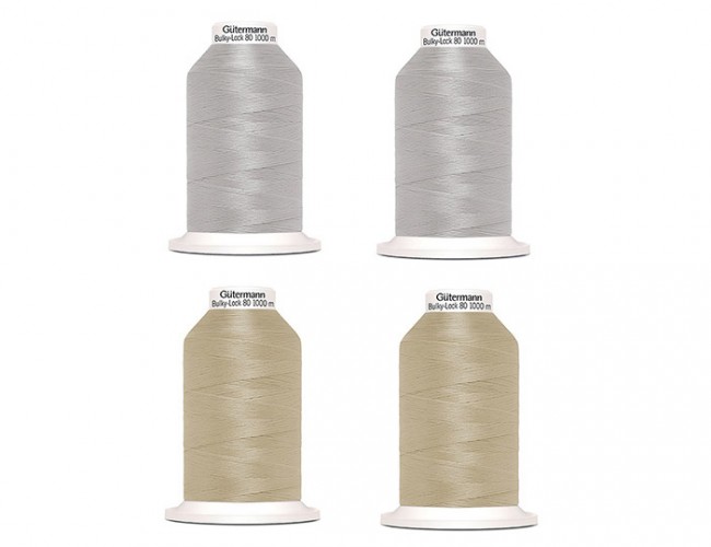 Комплект нитей Gutermann Bulky-Lock 80, 4 бобины по 1000 м, цвет - 038, 722 Комплект нитей Gutermann Bulky-Lock 80, 4 бобины по 1000 м, цвет - 038, 722