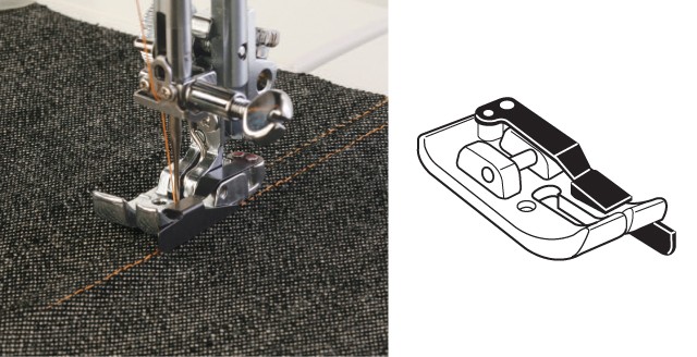 Лапка для работ с припуском на 6 мм Elna, 200-318-022 Лапка для работ с припуском на 6 мм Elna, 200-318-022