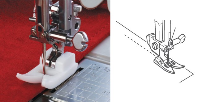 Лапка со скользящей подошвой Elna, 200-329-026