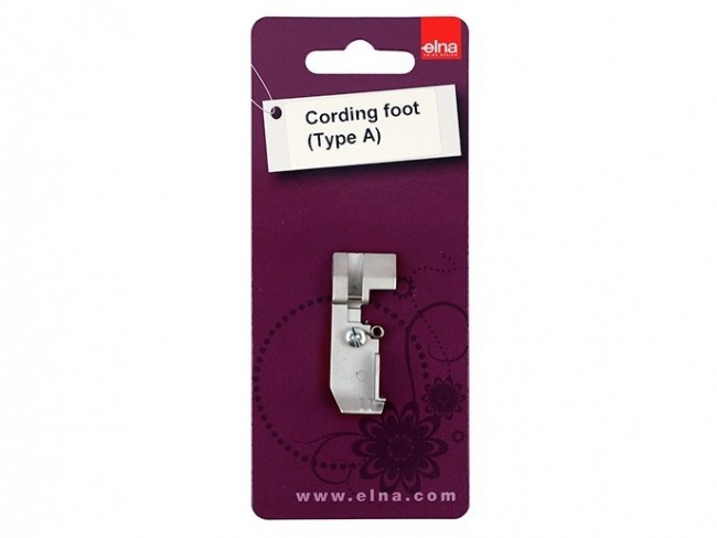 Лапка для вшивания шнура/лески (A) Elna, 202-034-016 Лапка для вшивания шнура/лески (A) Elna, 202-034-016