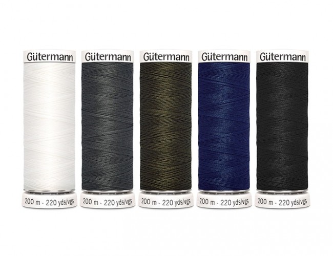 Набор универсальных нитей Gütermann «Тёмная ночь» Набор универсальных нитей Gütermann «Тёмная ночь»