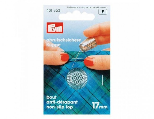 Наперсток PRYM с кантом против скольжения, 17 мм, 431863 Наперсток PRYM с кантом против скольжения, 17 мм, 431863