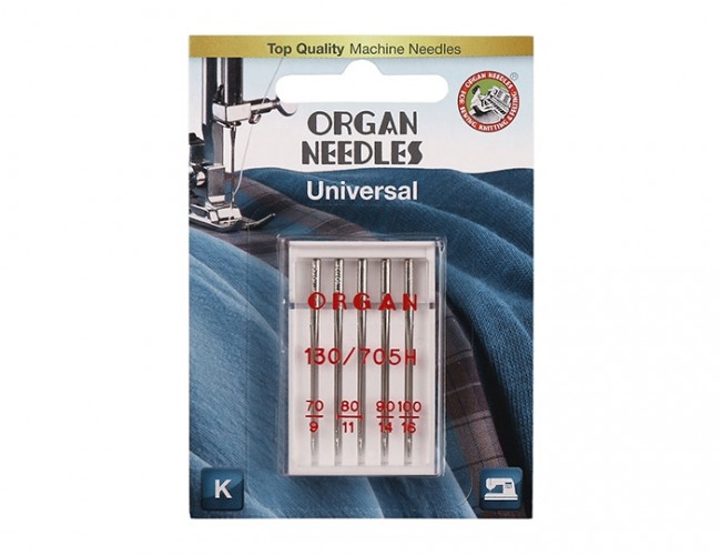 Иглы Organ Универсальные 5/70-100 блистер Иглы Organ Универсальные 5/70-100 блистер