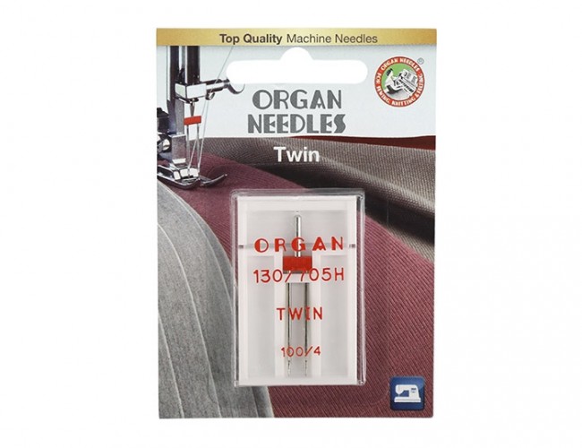 Иглы Organ Двойные 1-100/4 блистер Иглы Organ Двойные 1-100/4 блистер