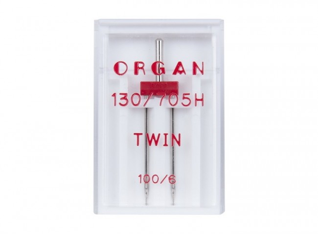 Иглы Organ Двойные 1-100/6
