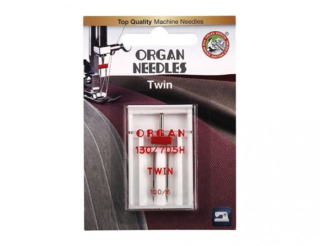 Иглы Organ Двойные 1-100/6 блистер Иглы Organ Двойные 1-100/6 блистер