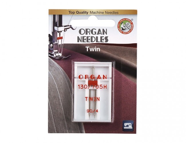 Иглы Organ Двойные 1-90/4 блистер Иглы Organ Двойные 1-90/4 блистер