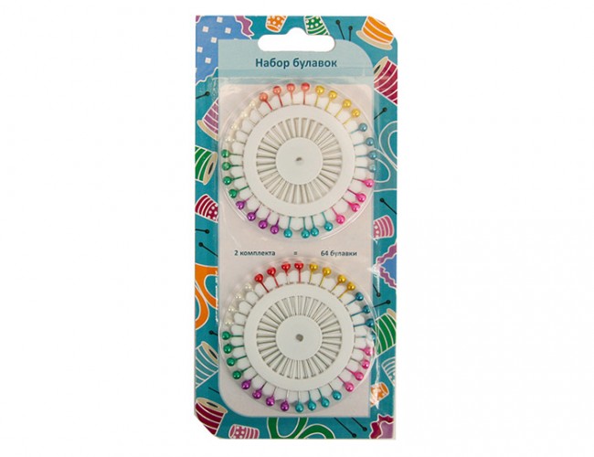 Набор булавок ТЕХМАКС, 64 штуки Набор булавок ТЕХМАКС, 64 штуки