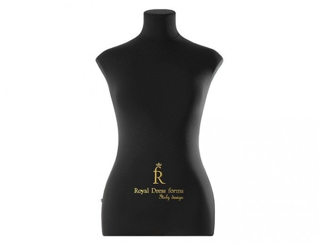 Манекен женский мягкий портновский Royal Dress forms Christina Премиум, размер 44, чёрный