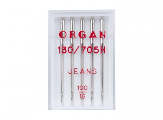 Иглы Organ Джинс 5/100 Иглы Organ Джинс 5/100