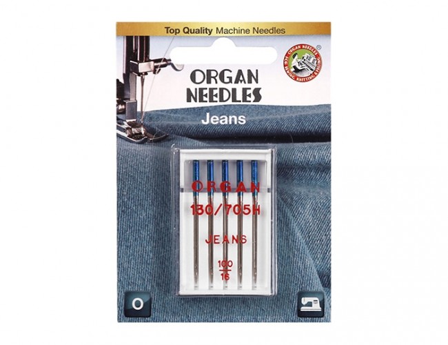Иглы Organ Джинс 5/100 блистер Иглы Organ Джинс 5/100 блистер