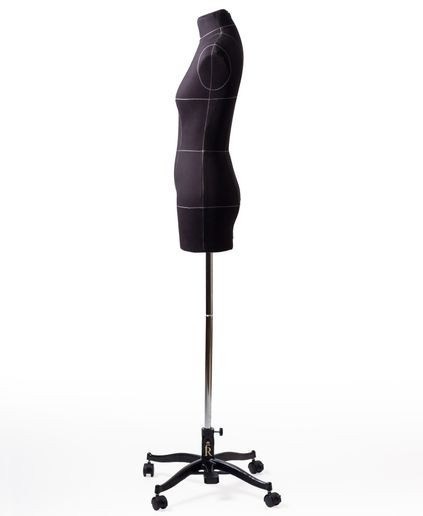 Манекен женский мягкий портновский Royal Dress forms Monica, размер 50, чёрный Манекен женский мягкий портновский Royal Dress forms Monica, размер 50, чёрный