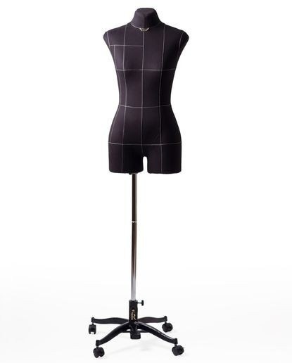 Манекен женский мягкий портновский Royal Dress forms Monica, размер 50, чёрный Манекен женский мягкий портновский Royal Dress forms Monica, размер 50, чёрный