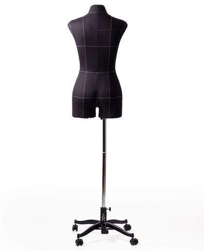 Манекен женский мягкий портновский Royal Dress forms Monica, размер 50, чёрный Манекен женский мягкий портновский Royal Dress forms Monica, размер 50, чёрный