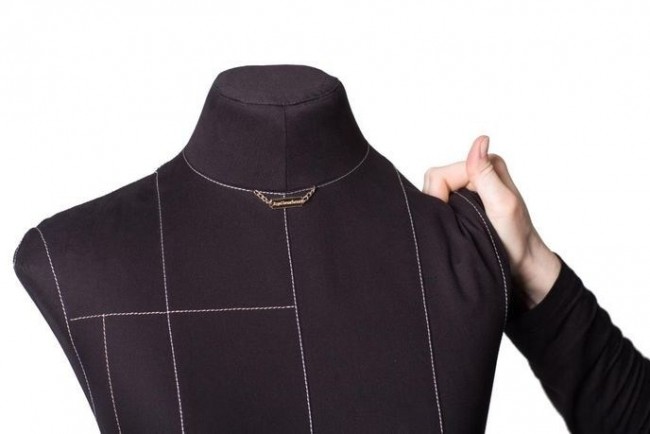 Манекен женский мягкий портновский Royal Dress forms Monica, размер 50, чёрный Манекен женский мягкий портновский Royal Dress forms Monica, размер 50, чёрный