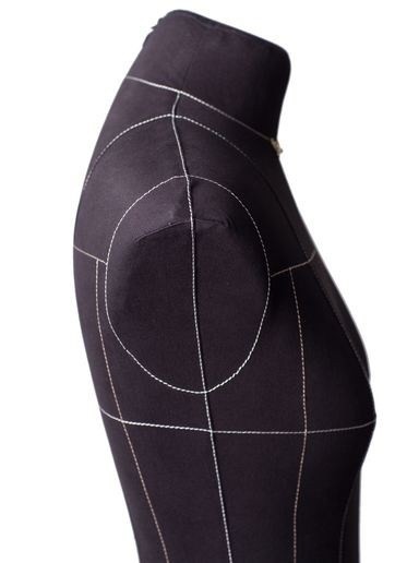 Манекен женский мягкий портновский Royal Dress forms Monica, размер 50, чёрный Манекен женский мягкий портновский Royal Dress forms Monica, размер 50, чёрный