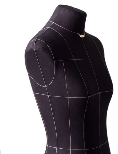 Манекен женский мягкий портновский Royal Dress forms Monica, размер 50, чёрный Манекен женский мягкий портновский Royal Dress forms Monica, размер 50, чёрный