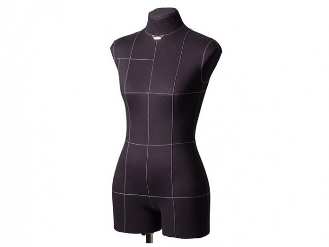 Манекен женский мягкий портновский Royal Dress forms Monica, размер 50, чёрный Манекен женский мягкий портновский Royal Dress forms Monica, размер 50, чёрный