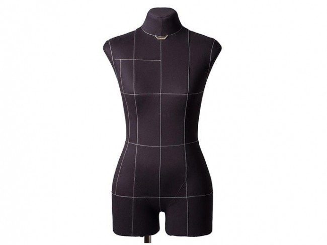 Манекен женский мягкий портновский Royal Dress forms Monica, размер 50, чёрный Манекен женский мягкий портновский Royal Dress forms Monica, размер 50, чёрный