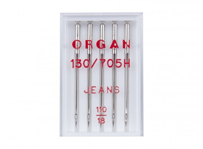 Иглы Organ Джинс 5/110 Иглы Organ Джинс 5/110