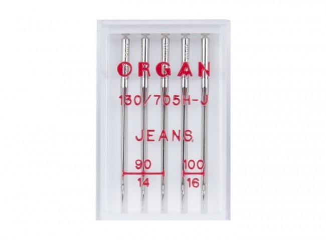 Иглы Organ Джинс 5/90-100 Иглы Organ Джинс 5/90-100